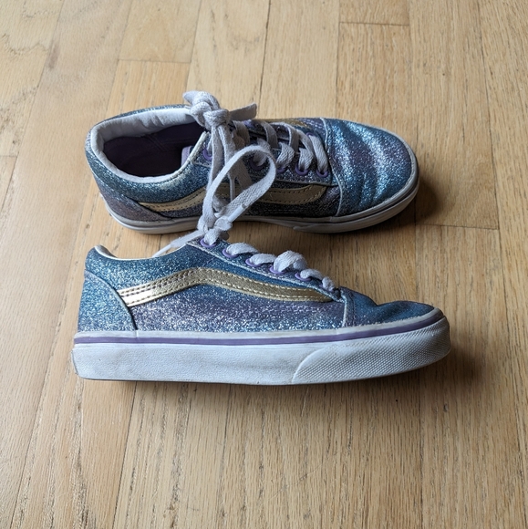 VANS glitter old skool classic sneakers size 13 - Picture 2 of 9